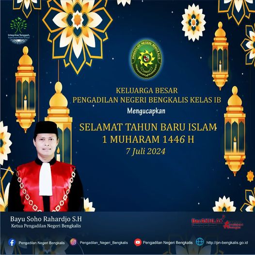 pn bengkalis mengucapkan selamat tahun baru hijriah 1446h
